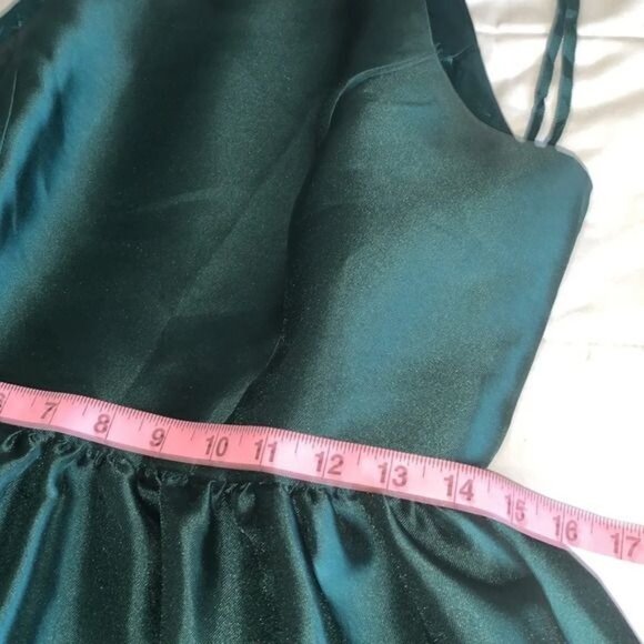 Wendy Bird Emerald Green Sleeveless Dress Size 8 - Picture 9 of 10